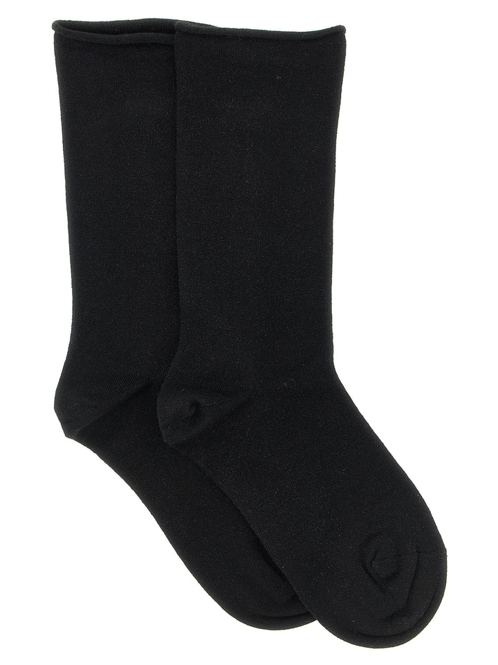 Brunello Cucinelli Sparkling Knit Socks - Black | d0ddafd1795d531ce2e07ec0de51bb720c5b9b56