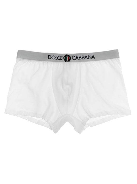 Coat Of Arms Boxer Shorts Intimo White
