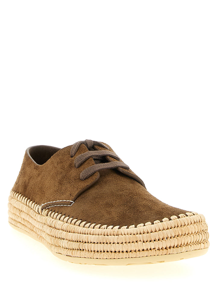 Loewe Rio Lace Up Shoes - Brown | 4b28fbb2018675af0a0772a8a72c0ee2aa725359