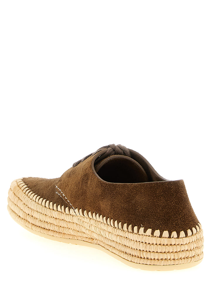 Loewe Rio Lace Up Shoes - Brown | 067d5cff07ebac773ee032490ef1747c59b4acea