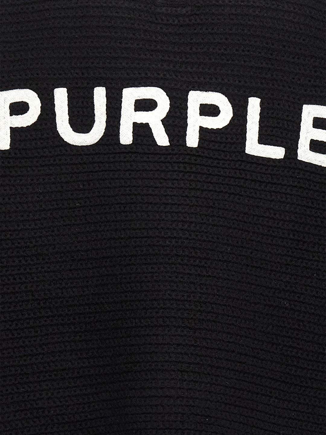 Logo Embroidery Sweater Sweaters And Cardigans Black