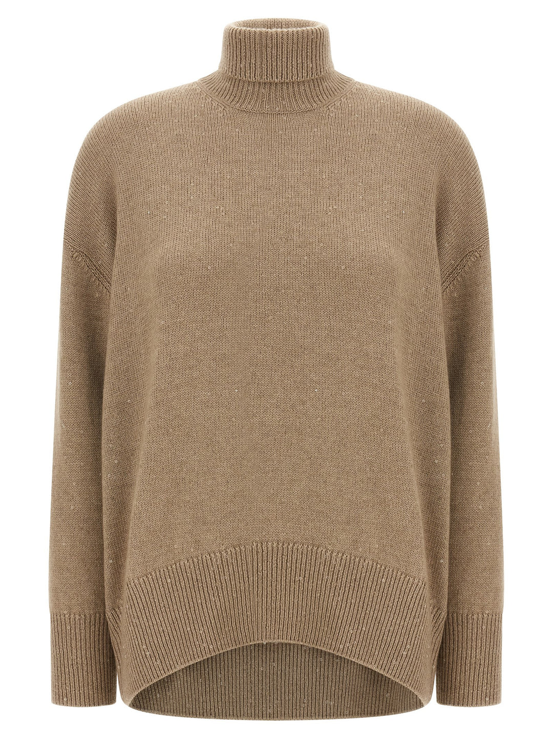 Brunello Cucinelli Sequin Sweater Sweaters and Cardigans - Brown | 5039b0c1e3adce9fe2d9c9ddc67493c2416f5bcd