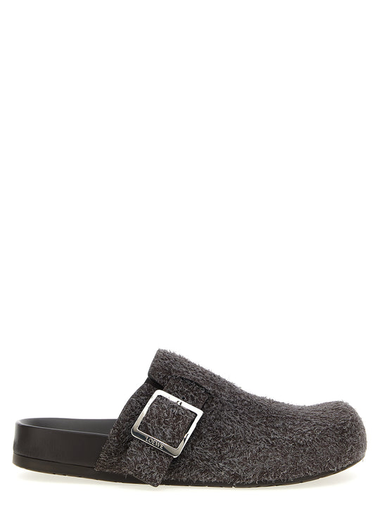 Ease Buckle Flat Shoes Brown