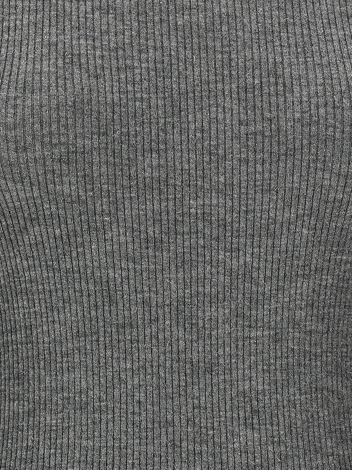 Brunello Cucinelli Lurex Ribbed Sweater Sweaters and Cardigans - Gray | f35af0cb97d0e8a629d7dc7b5837e5b612bd91ec