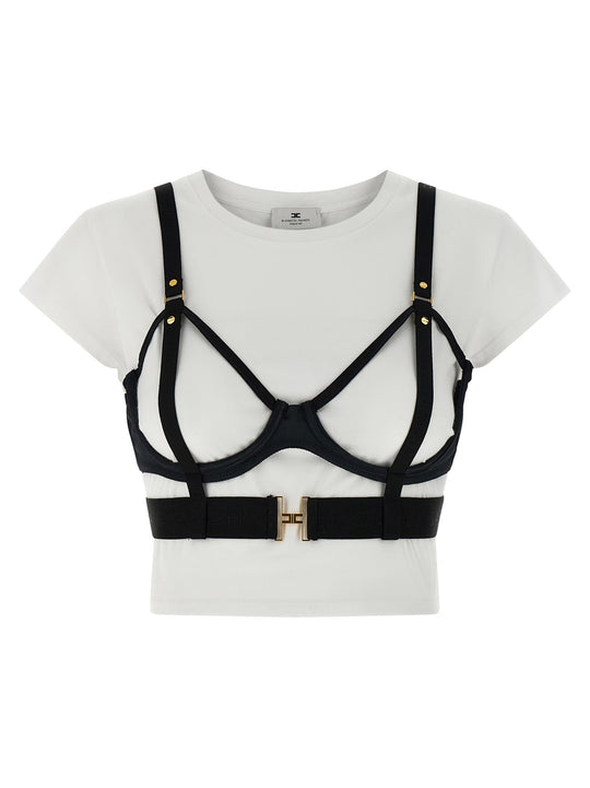 + Bra T-Shirt White/Black