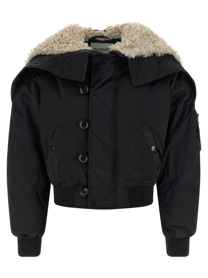 Marant Etoile Elisa Puffer Jackets - Black | 656a22f25f5398b24ae4cff588726e5cd7d8a414