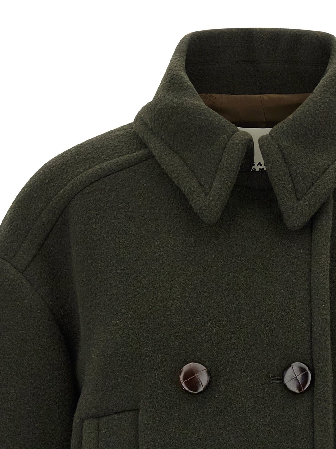 Isabel Marant Fiby Coats and Trench Coats - Green | efcf32e0045081585ea3cfe583562595a74ea109