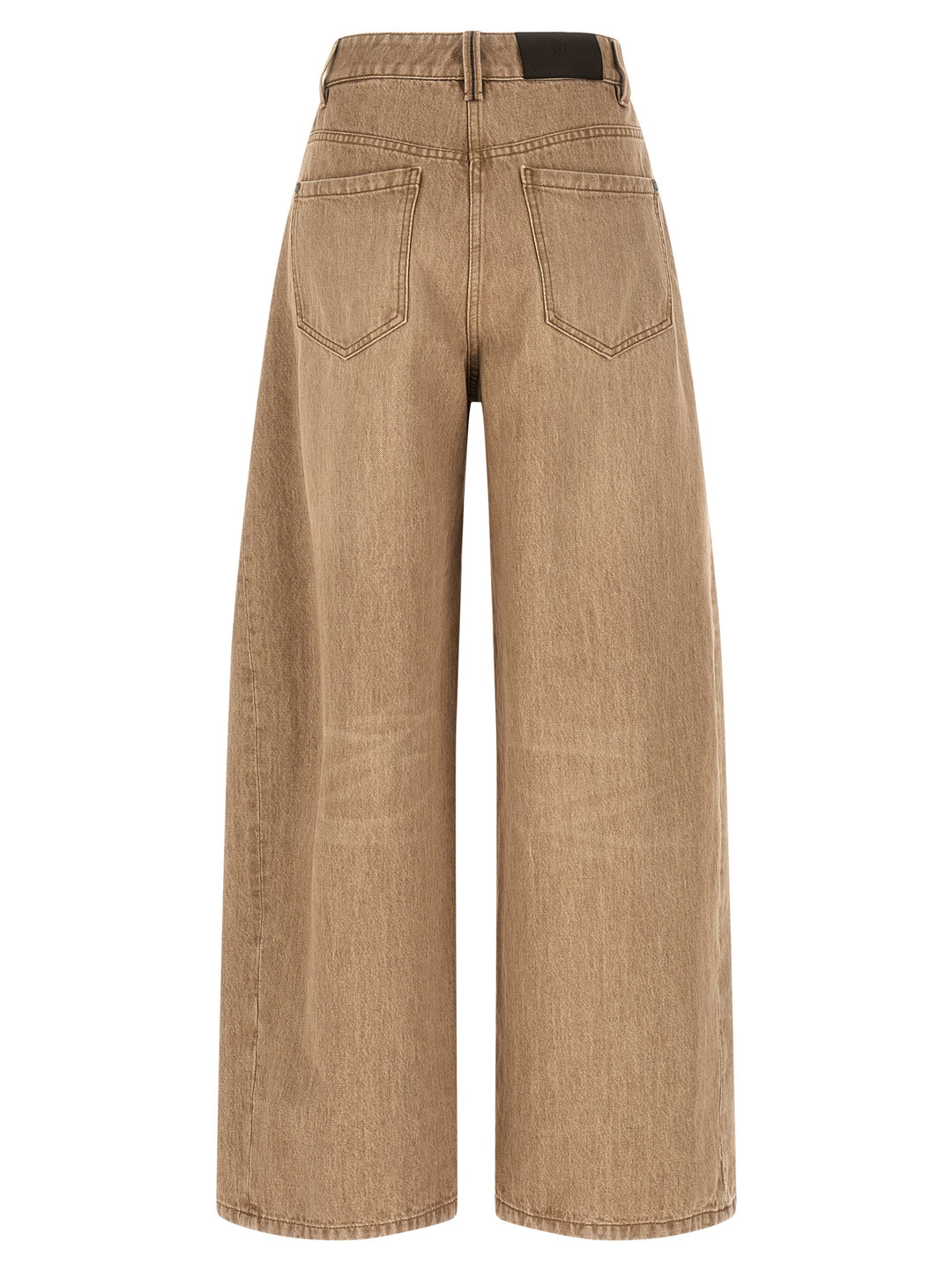 Brunello Cucinelli Wide Jeans - Beige | 227d7980365afd1c5b595ffff023e325147a0600