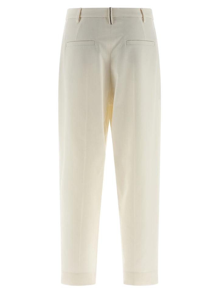 Brunello Cucinelli Slouchy Pants - White | ce0a84807cf5f89be52f8a916295369e0155a9f2