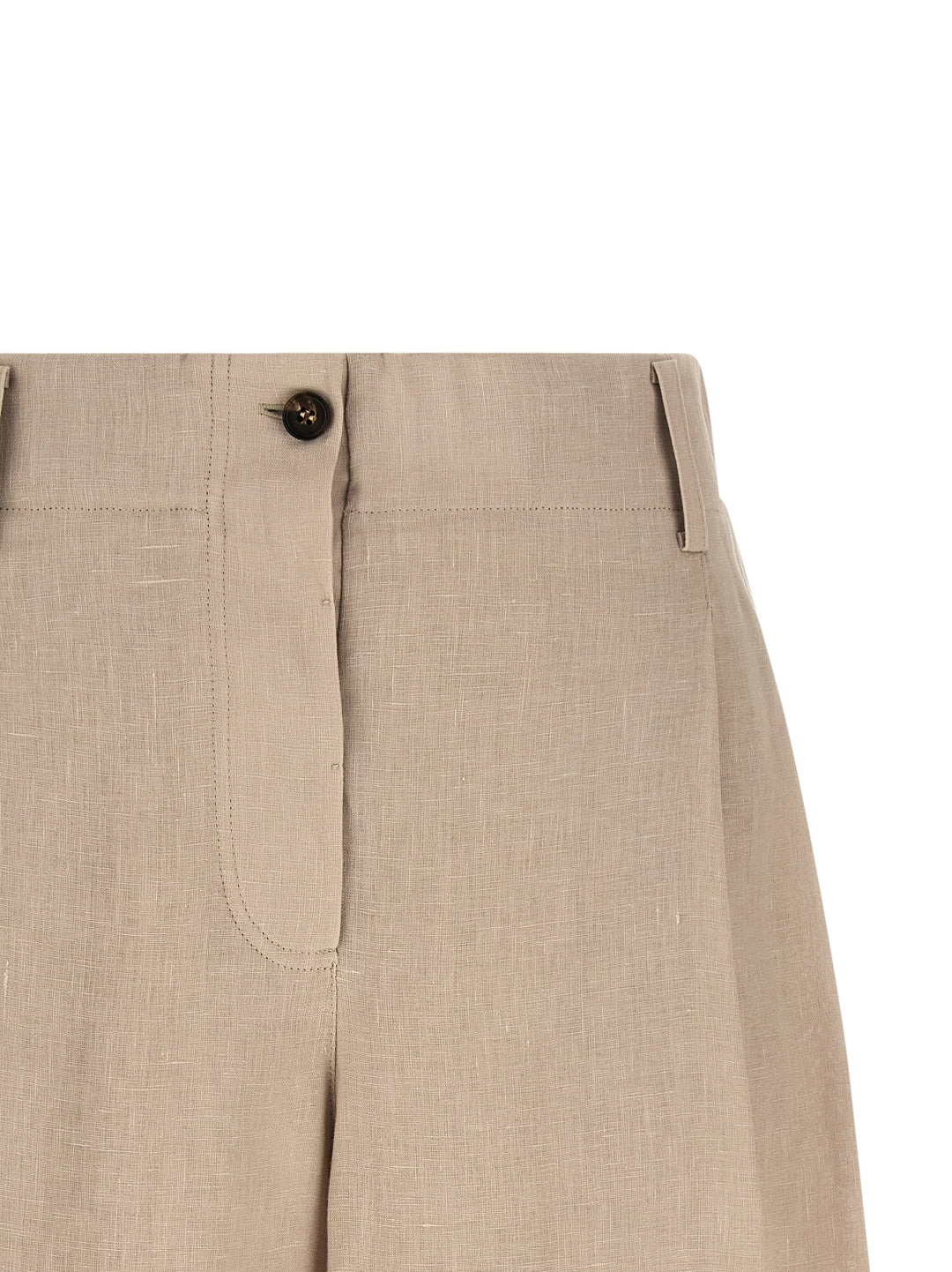 Brunello Cucinelli Linen Shorts Bermuda and Short - Beige | 721a510503328099e9304ca4f6317748465a91ba