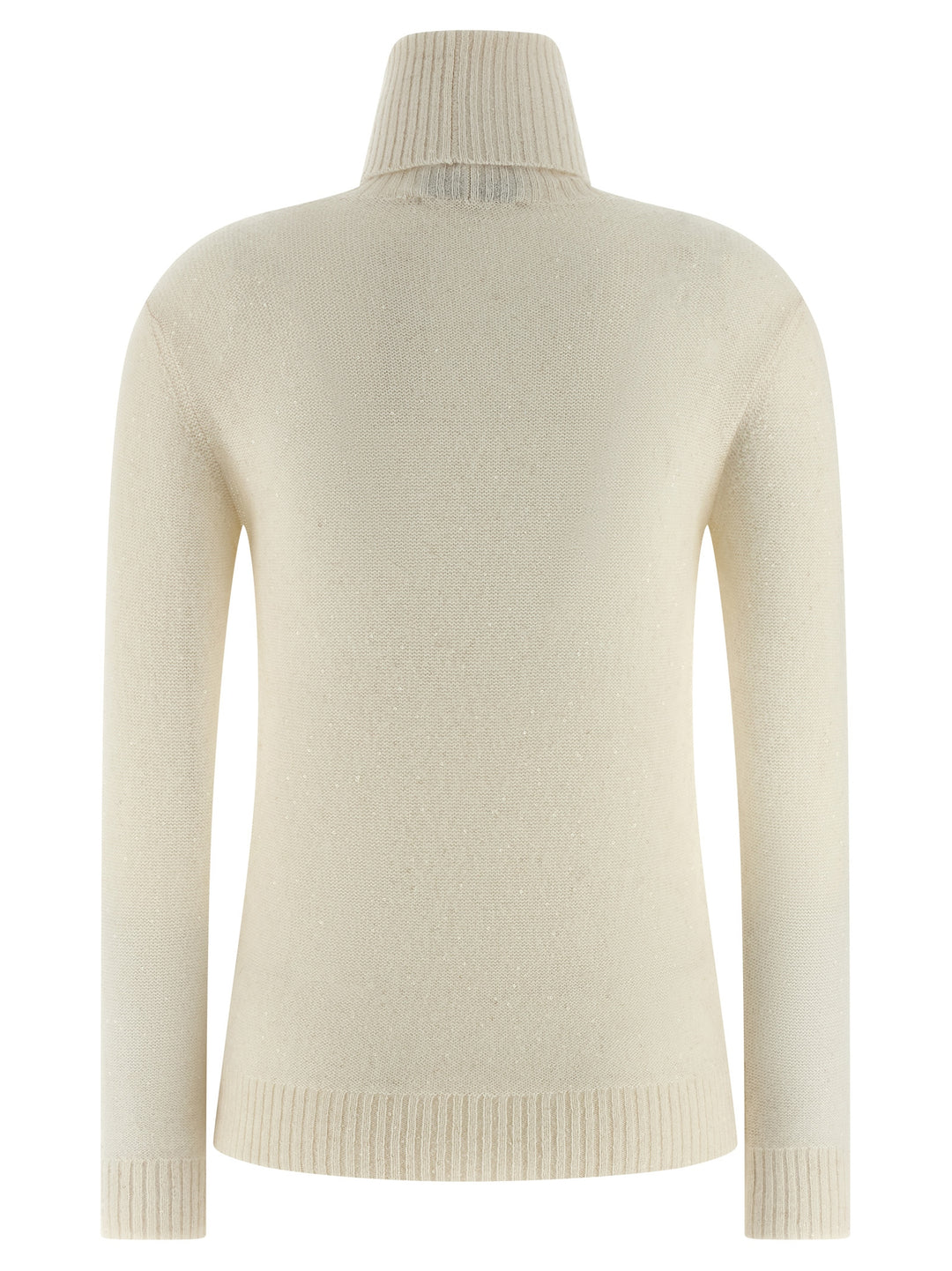 Fabiana Filippi Sequin Turtleneck Sweater Sweaters and Cardigans - White | 1509d39ffc078479c2b74cd48f33190f36484d77
