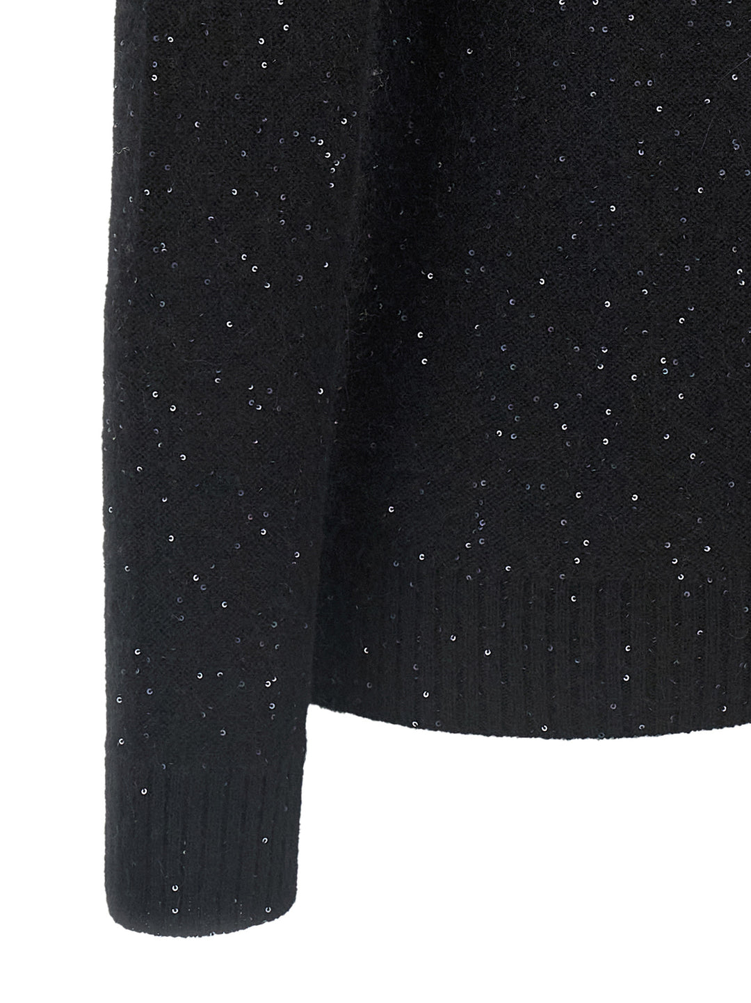 Fabiana Filippi Sequin Turtleneck Sweater Sweaters and Cardigans - Black | ee1043dc4ca6bfa7faafbe0fe6b9e9fe33bb9464