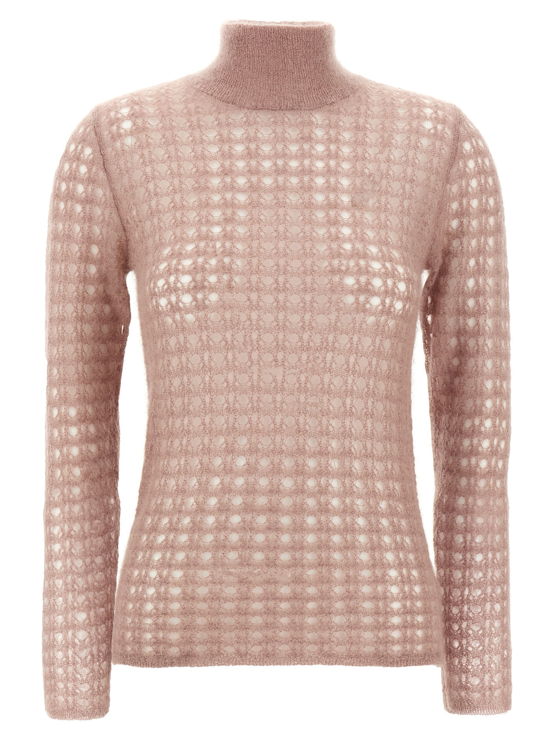 Fabiana Filippi Crochet Sweater Sweaters and Cardigans - Pink | 95916be20cf80a13eb4e1c238b74925f5d757ad6