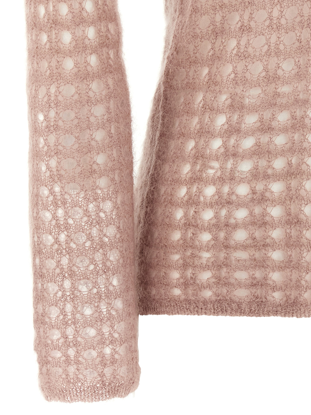 Fabiana Filippi Crochet Sweater Sweaters and Cardigans - Pink | 8e2d0a78d58894a055cf4fdb1f9716134ae7df7c