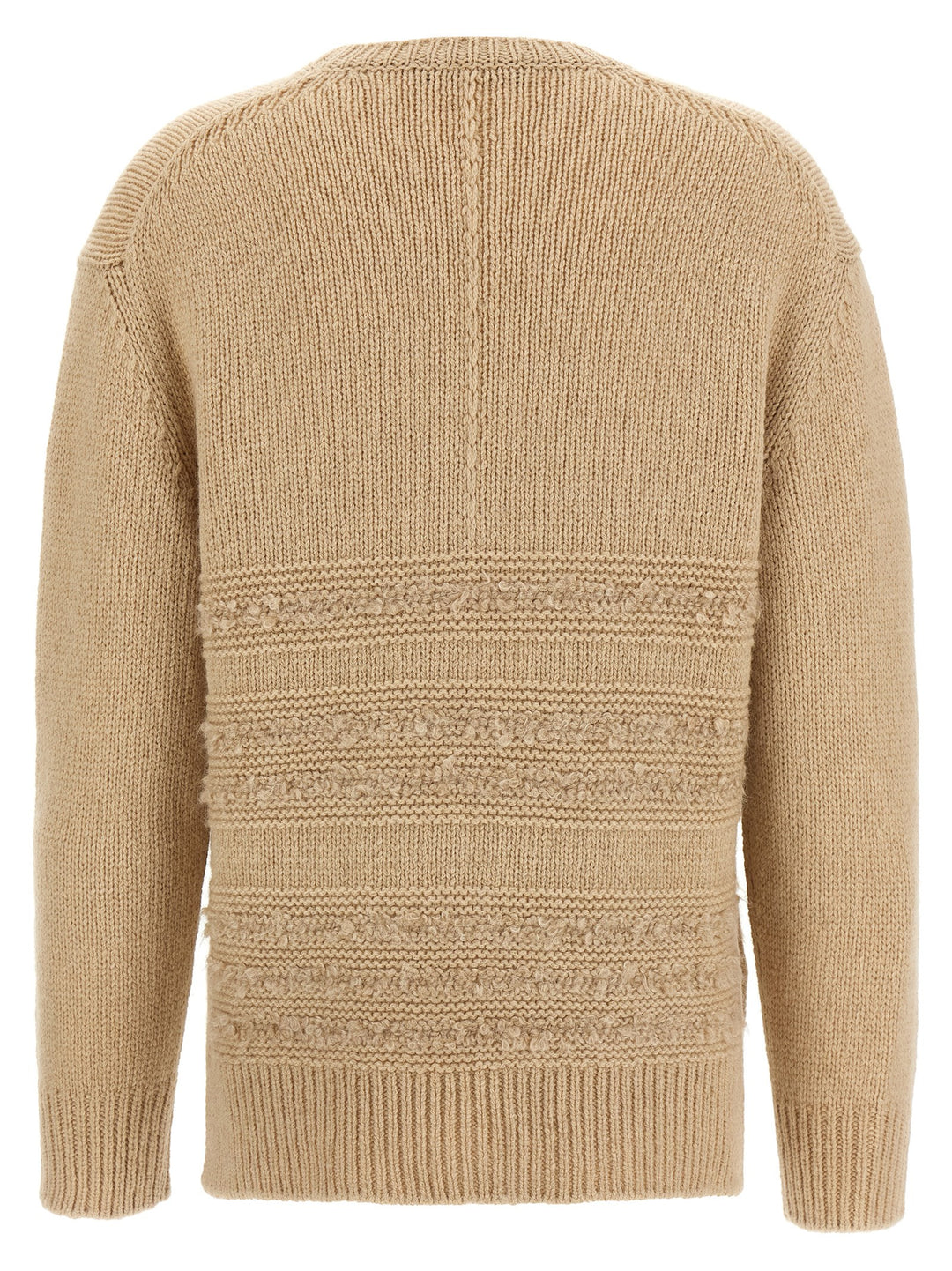Fabiana Filippi Bouclé Insert Sweater Sweaters and Cardigans - Beige | 12649c31e5f34408cecd89434fc274ffcde4cb2f