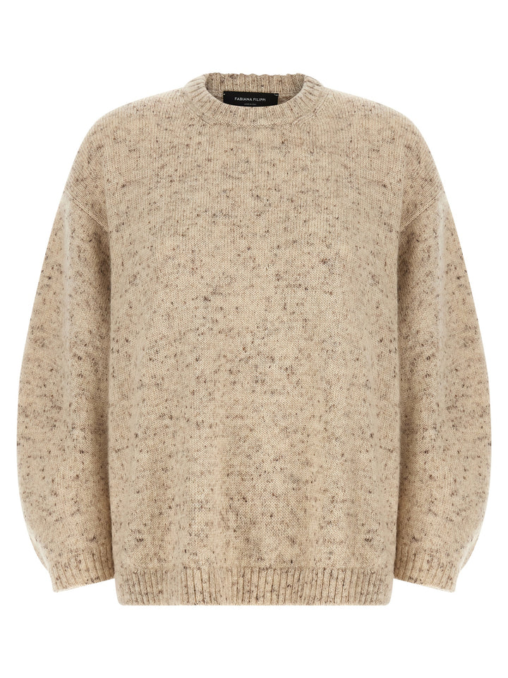 Fabiana Filippi Melange Wool Sweater Sweaters and Cardigans - Pink | c7f06696d9501f77e8edf39e60ccf81b24eed5da