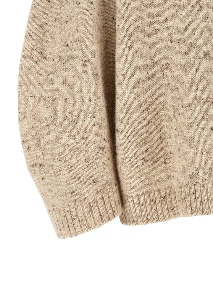 Fabiana Filippi Melange Wool Sweater Sweaters and Cardigans - Pink | 45442e3e06cc6e506226d24d6aefd2d843d0ad5a