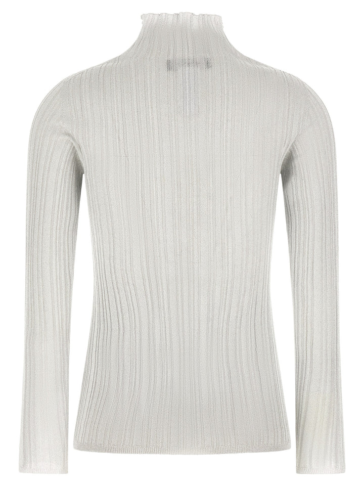 Fabiana Filippi Lamé Thread Sweater Sweaters and Cardigans - Gray | 06c257922e62ed7739f332a1506a217f9c17800d