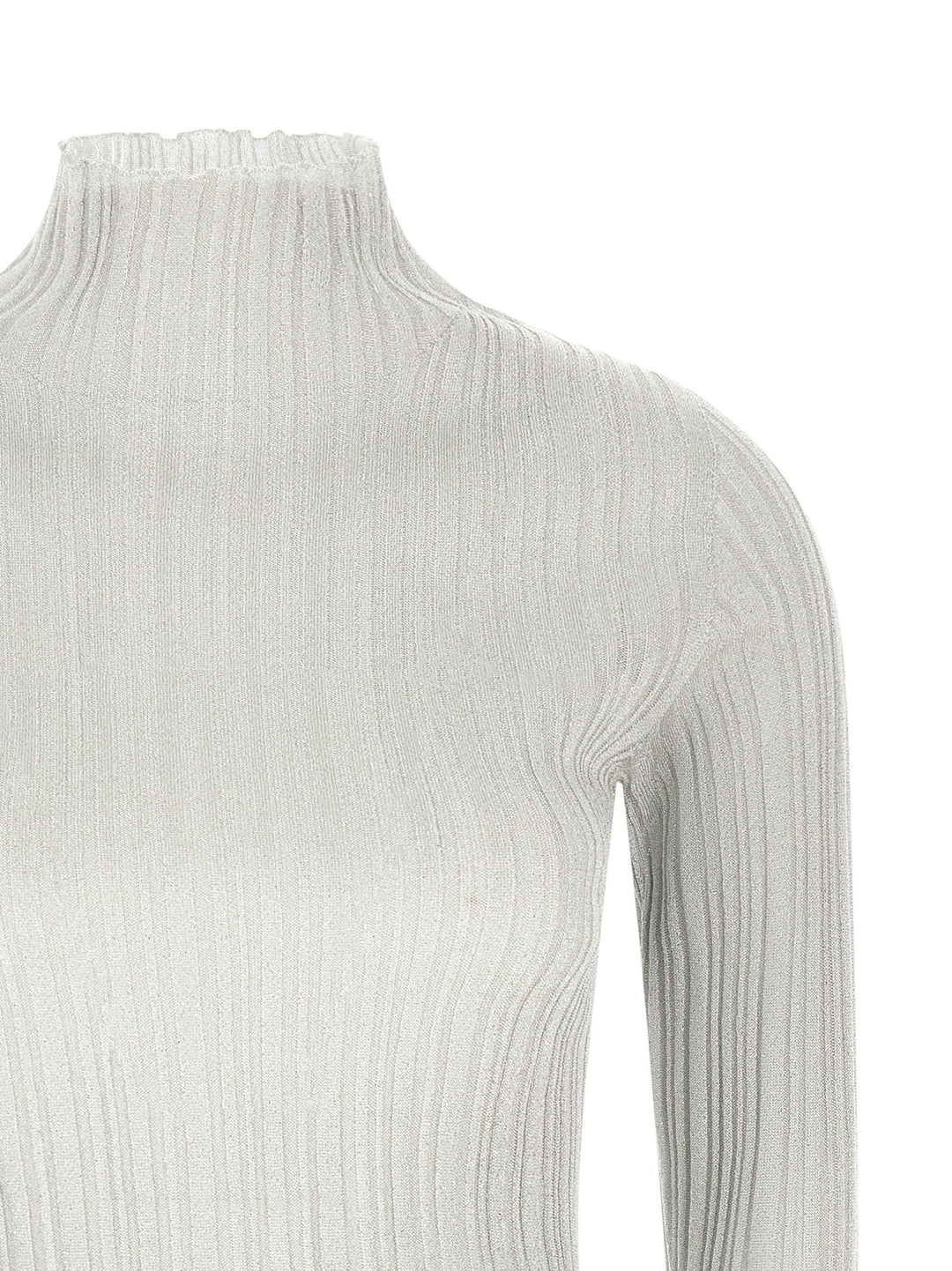 Fabiana Filippi Lamé Thread Sweater Sweaters and Cardigans - Gray | 212b15c7b0466721beae318d289522cdb78366e5
