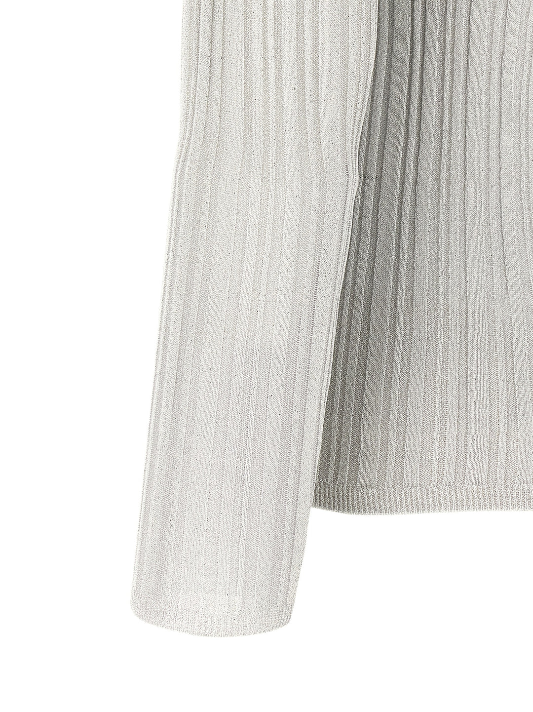 Fabiana Filippi Lamé Thread Sweater Sweaters and Cardigans - Gray | f2d586937d98ed73a583776a43ec64f263f9c951