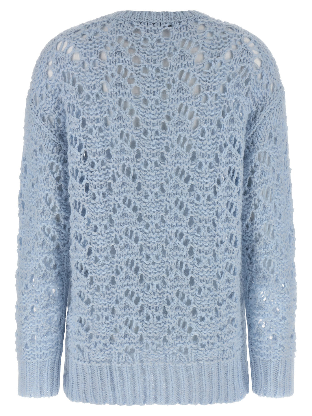 Fabiana Filippi Openwork Sweater Sweaters and Cardigans - Light Blue | 390a0c18ff4365b86b5cef2fc487c1d3bd529552