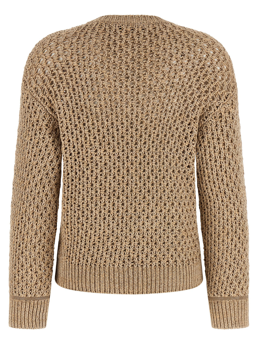 Fabiana Filippi Mouliné Yarn Sweater Sweaters and Cardigans - Brown | eeec518a7a40872bda0a3bd43c56fbc39f56146b