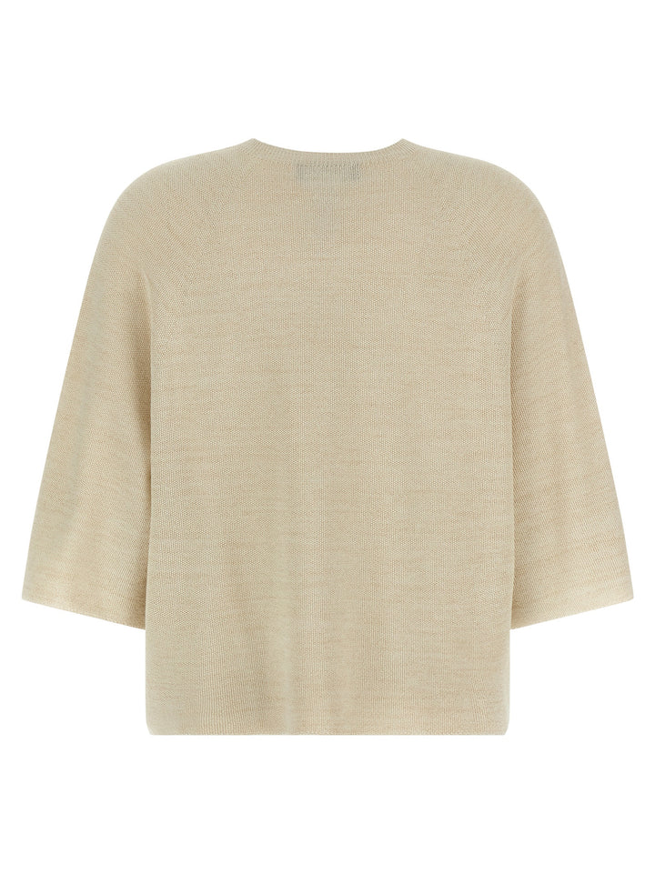 Fabiana Filippi Lamé Thread Sweater Sweaters and Cardigans - Gold | 2b815171d1a0e3be2b3d8c2d7035e6253b84ae3b