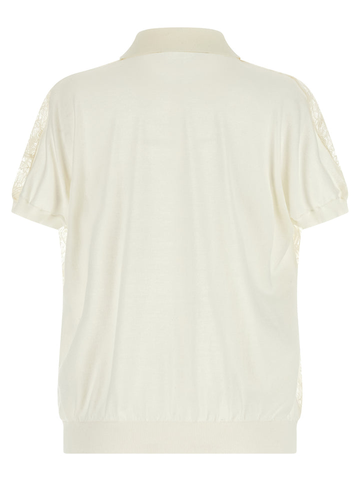 Fabiana Filippi Organza Lace Cardigan Sweaters and Cardigans - Beige | de1984ffe000853a1899110ba2207b44d9dcf0b6