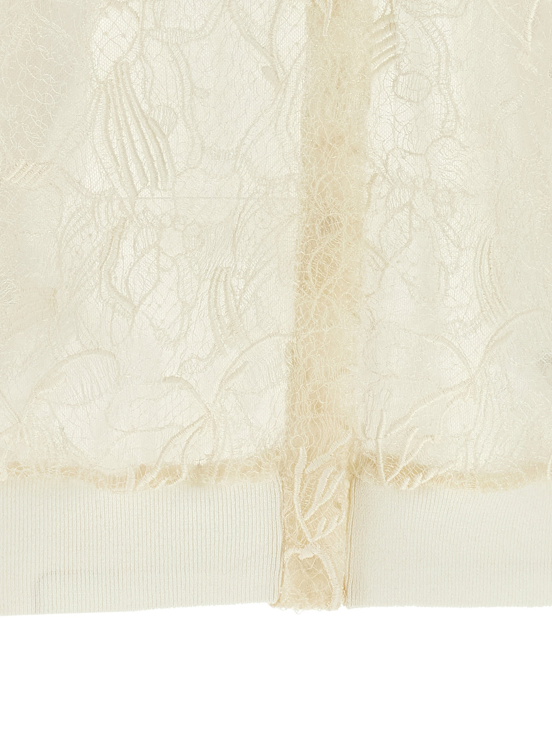 Fabiana Filippi Organza Lace Cardigan Sweaters and Cardigans - Beige | 7ed92ba8a5d12aa35fa77e2f139cfa502995d65c