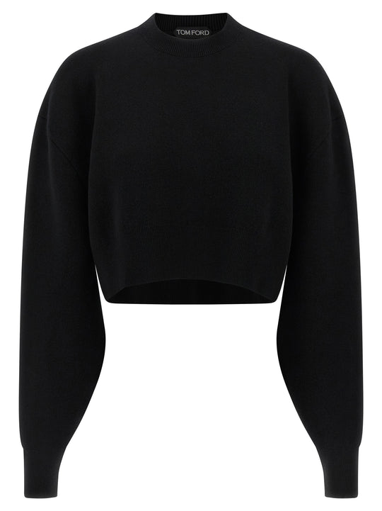 Sweatshirt, Black. Sweaters And Cardigans Black