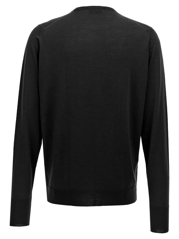 John Smedley Marcus Sweaters and Cardigans - Black | 537dd26d3141342f73eb820c52b173d759f49d49