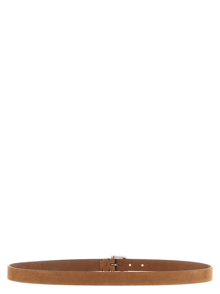 Brunello Cucinelli Suede Belt Belts - Brown | 7e6f35115c344184860bf3ca7957a467201ec8a2