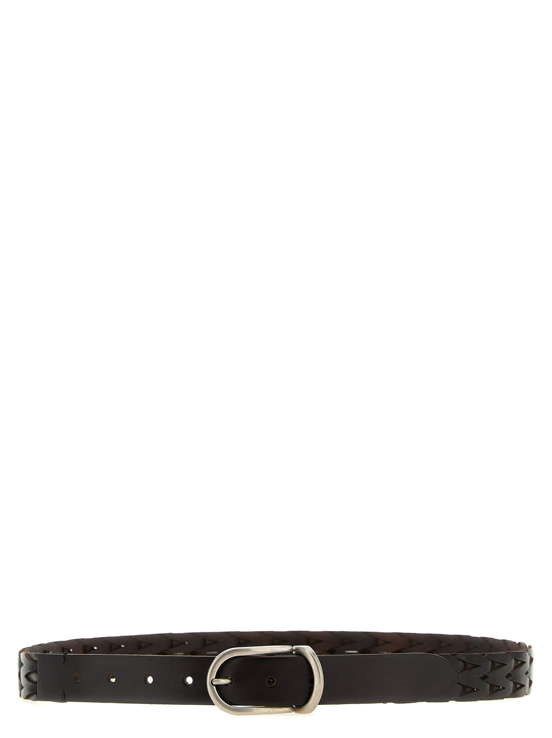 Brunello Cucinelli Braided Leather Belt Belts - Brown | d90f0be18cd59da3d395cf82d6a9e9aeb70941c6