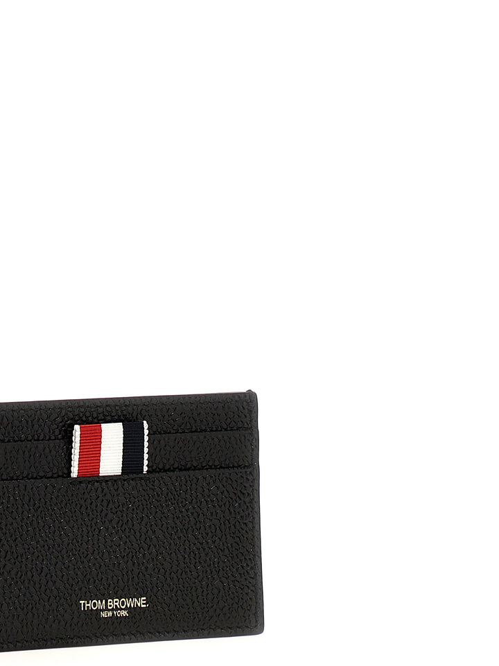 Thom Browne Single Wallets and Card Holders - Black | c93f056bfa6ac91b296198ba1d18ab46e5dc24b2