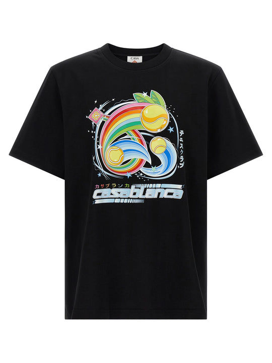 Manga Tennis Ball T-Shirt Black