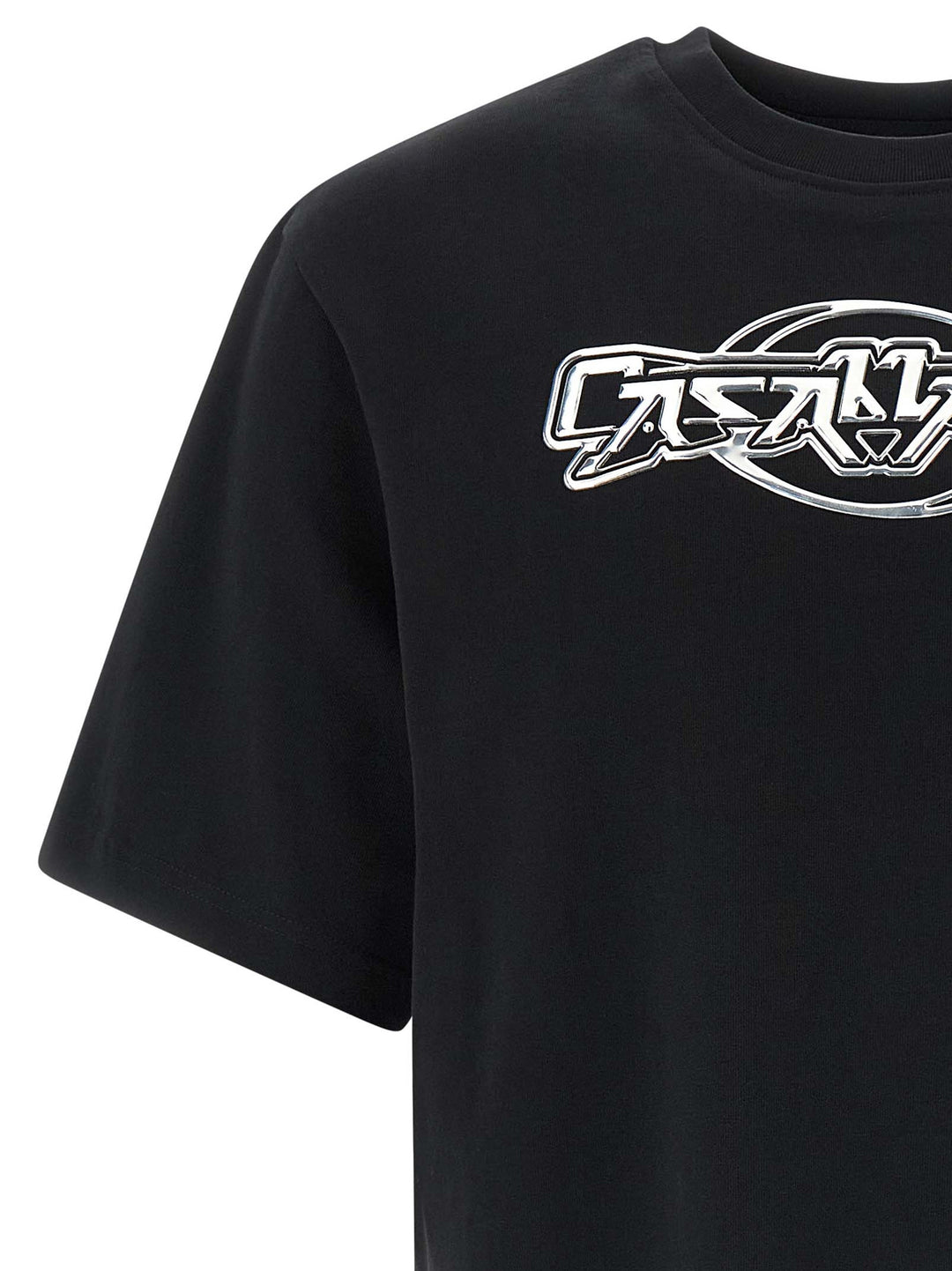 Casablanca Casablanca Chrome T-shirt - Black | a1ce75f8a00a49aa87a948b09a43aa589f3b7b44