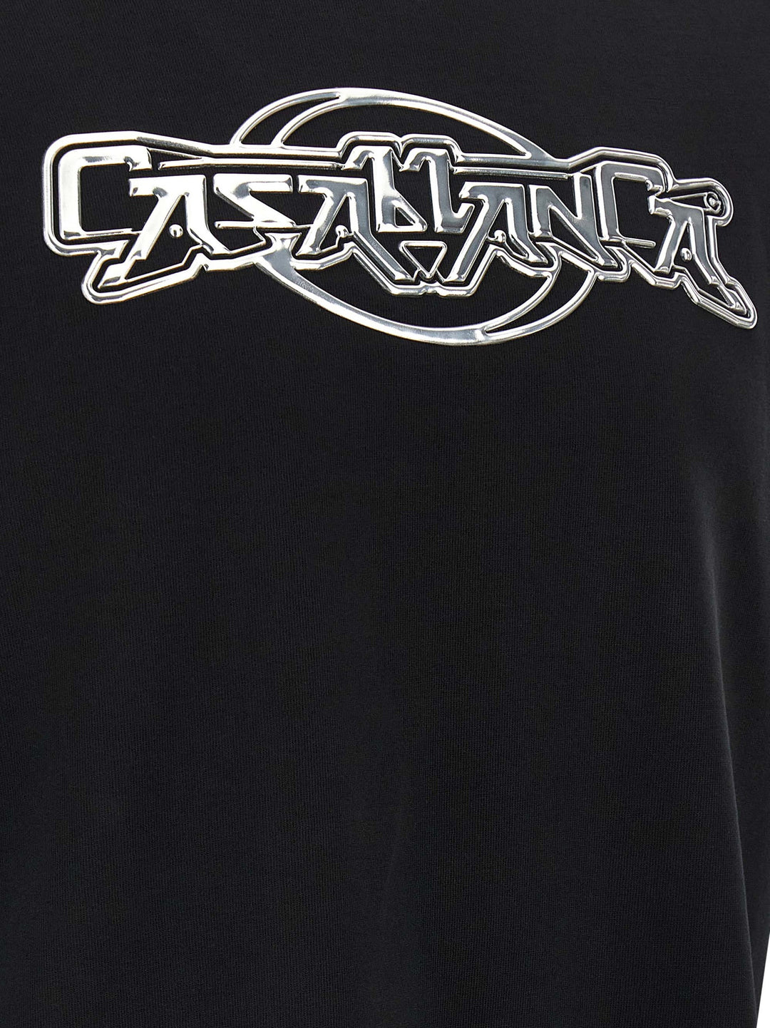 Casablanca Casablanca Chrome T-shirt - Black | a2635a9ba155ca60199d100fab574962ac833acb