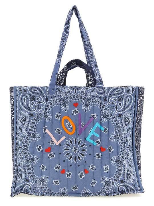 Cabas Tote Bag Blue