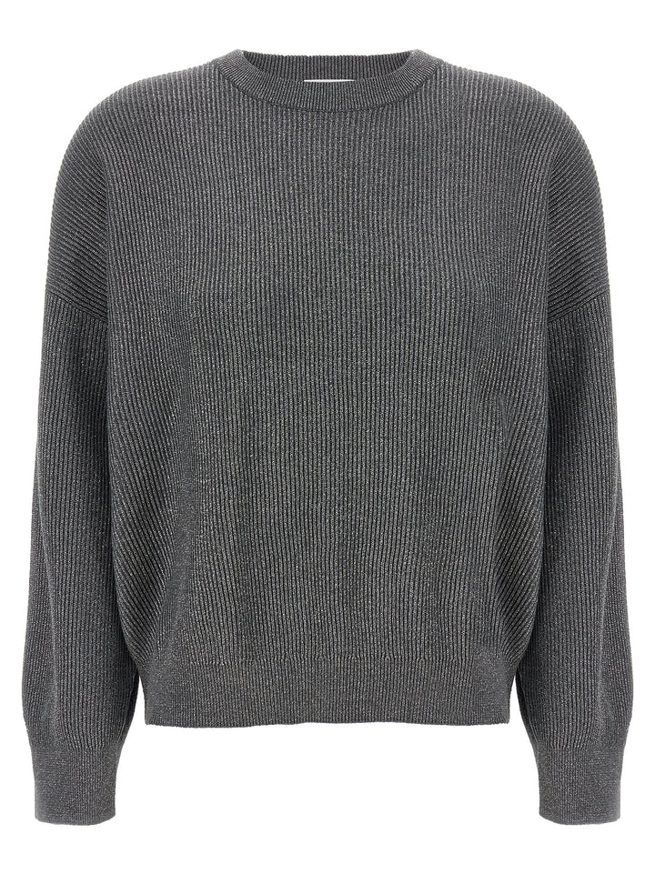 Brunello Cucinelli Sparkling Sweaters and Cardigans - Gray | 303c6d38f0271685a4d8cbf72b9a5195aea5b1e5