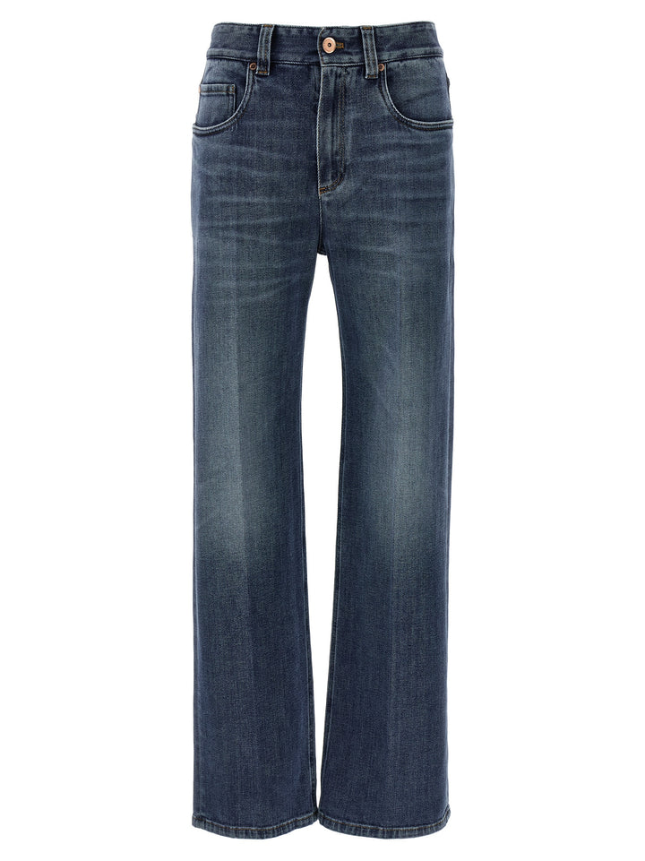 Brunello Cucinelli Contemporary Loose Jeans - Blue | b975eb3dc5a301cc1ca5c52c5bd4f0e145869265