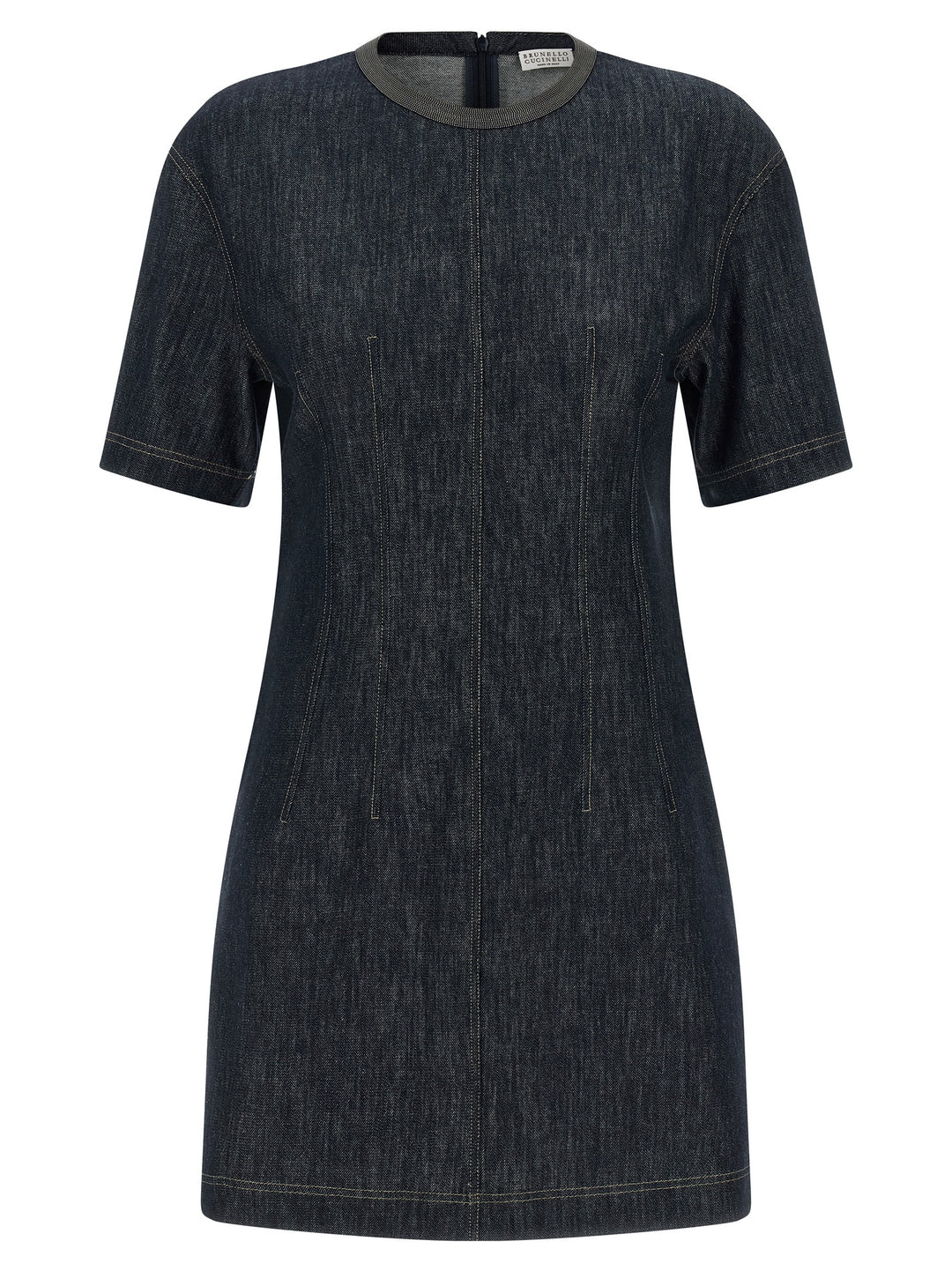 Brunello Cucinelli Monile Denim Dress Dresses - Blue | 2a025a9e22649b31b25b9b3c56486bbb9ca19e5d