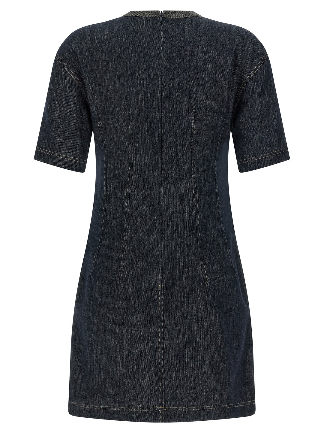 Brunello Cucinelli Monile Denim Dress Dresses - Blue | f1603bfefa5c67376b2ccf97b1d31ef0ef140249