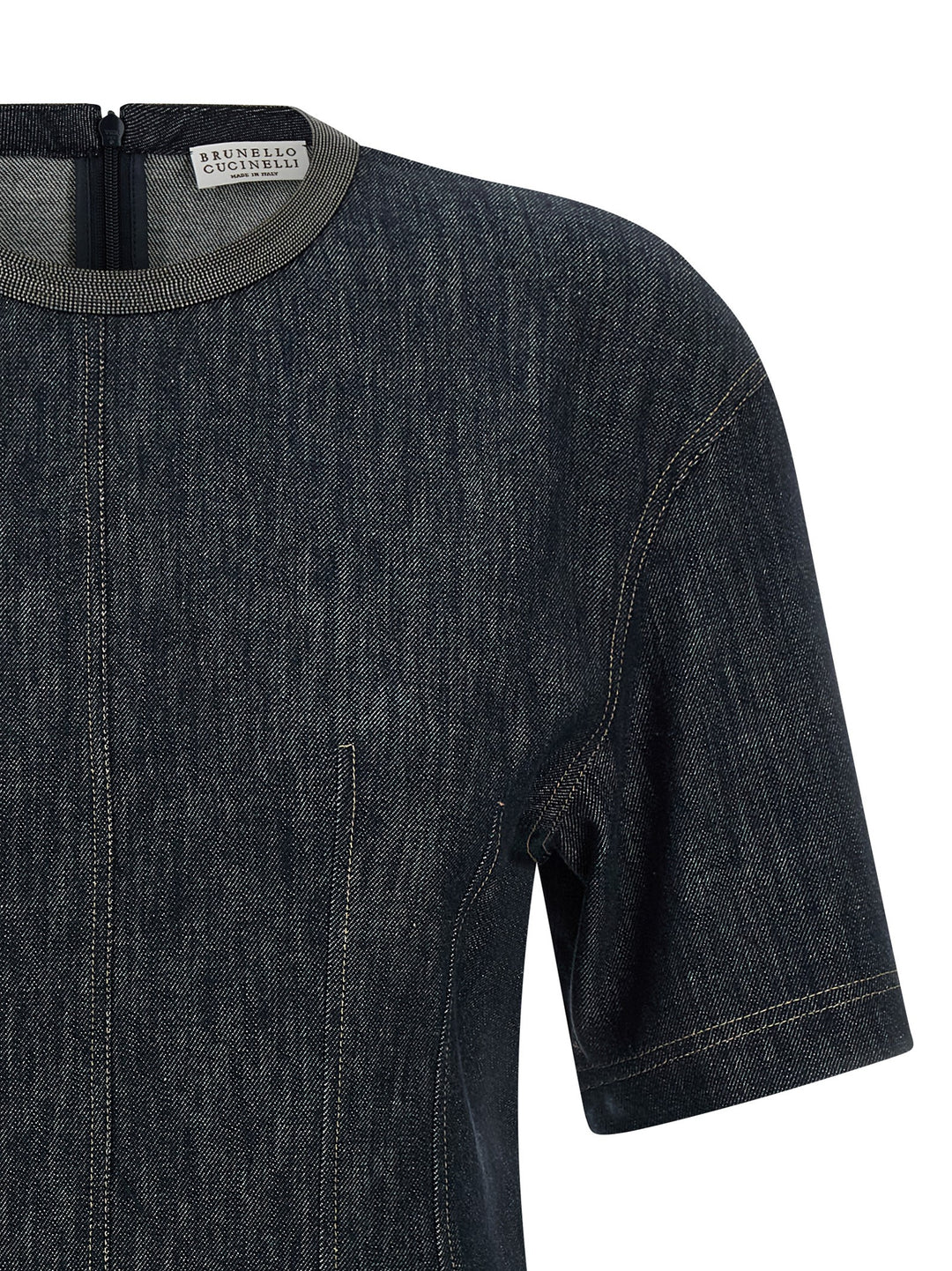 Brunello Cucinelli Monile Denim Dress Dresses - Blue | d1cfa16cb7718162a142f0b257da74c0f3288687