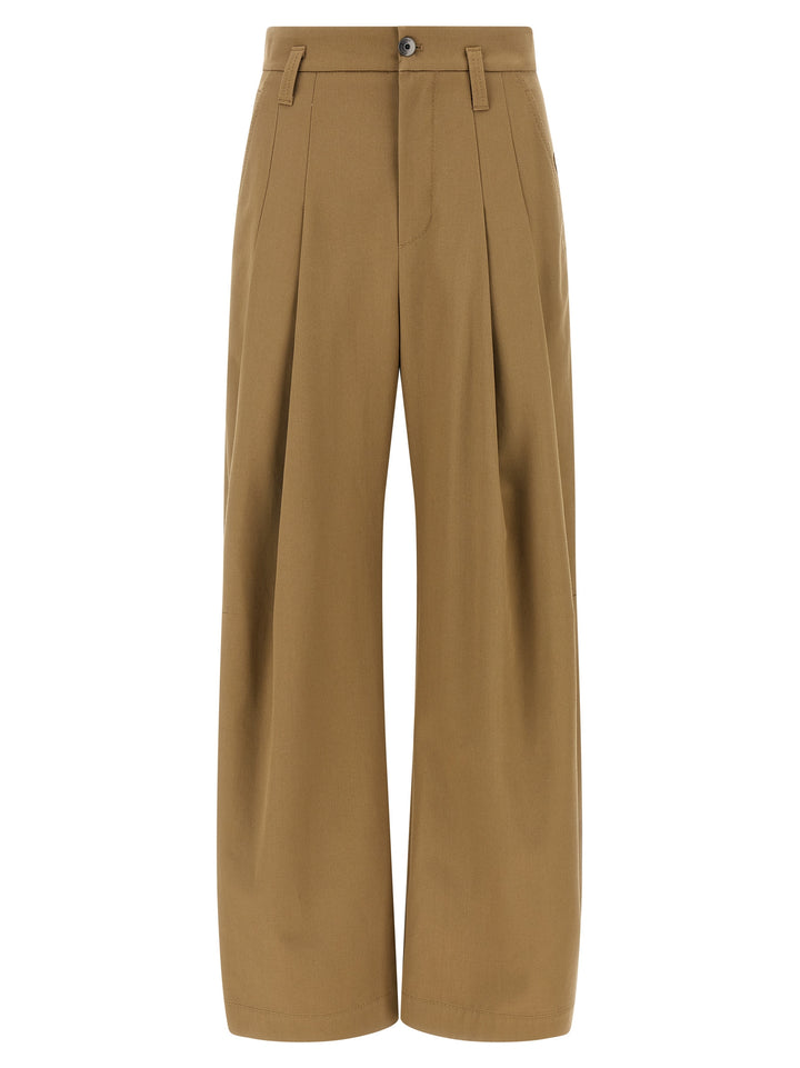Brunello Cucinelli Pleat Pants - Beige | 7a097806cfad8a357f6c9ee9947deb5819953cb3