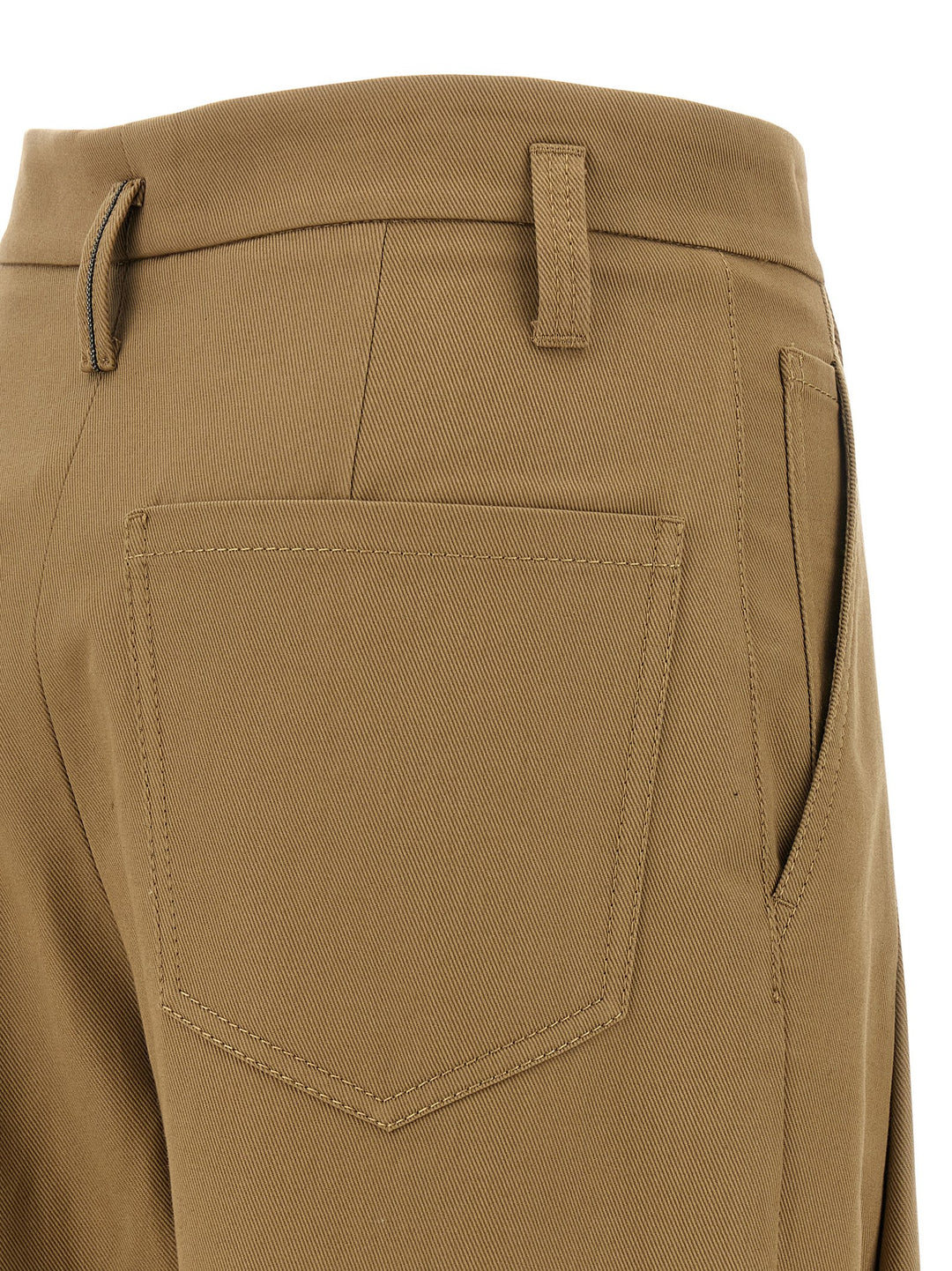 Brunello Cucinelli Pleat Pants - Beige | 38e73556a447adf4907a434c264d1d1e4e39da5b