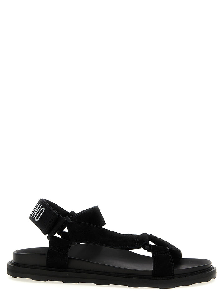 Moschino Sporty Sandals - Black | a6ae2992c1262a4d93b5d295659ecd7f47a07ff9