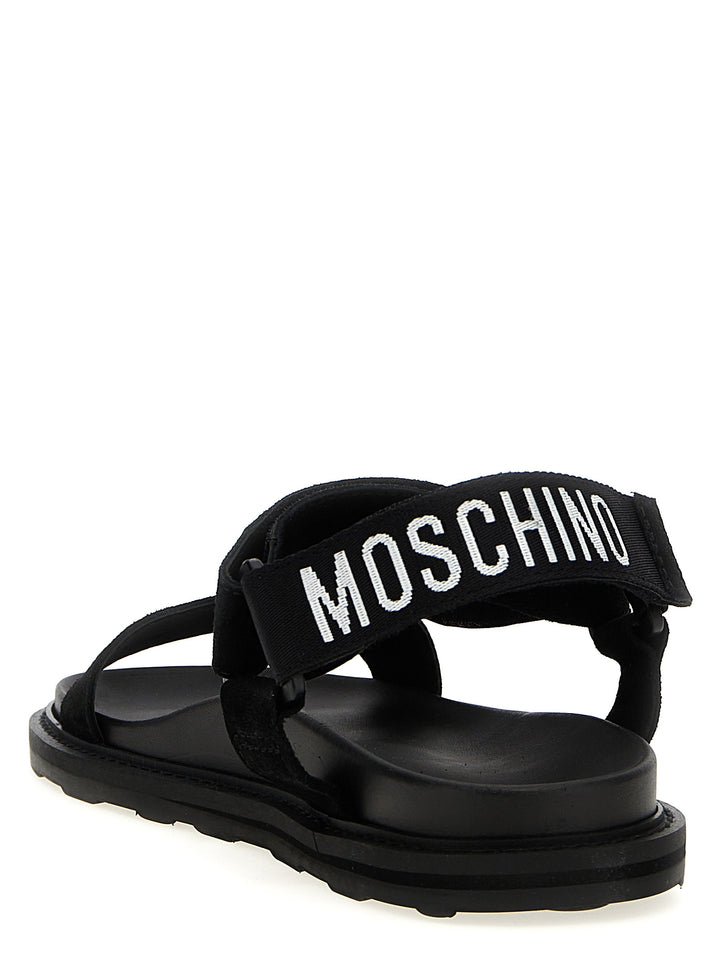 Moschino Sporty Sandals - Black | 20e20ea8af30c896a6aa913b89321a5650972b5c