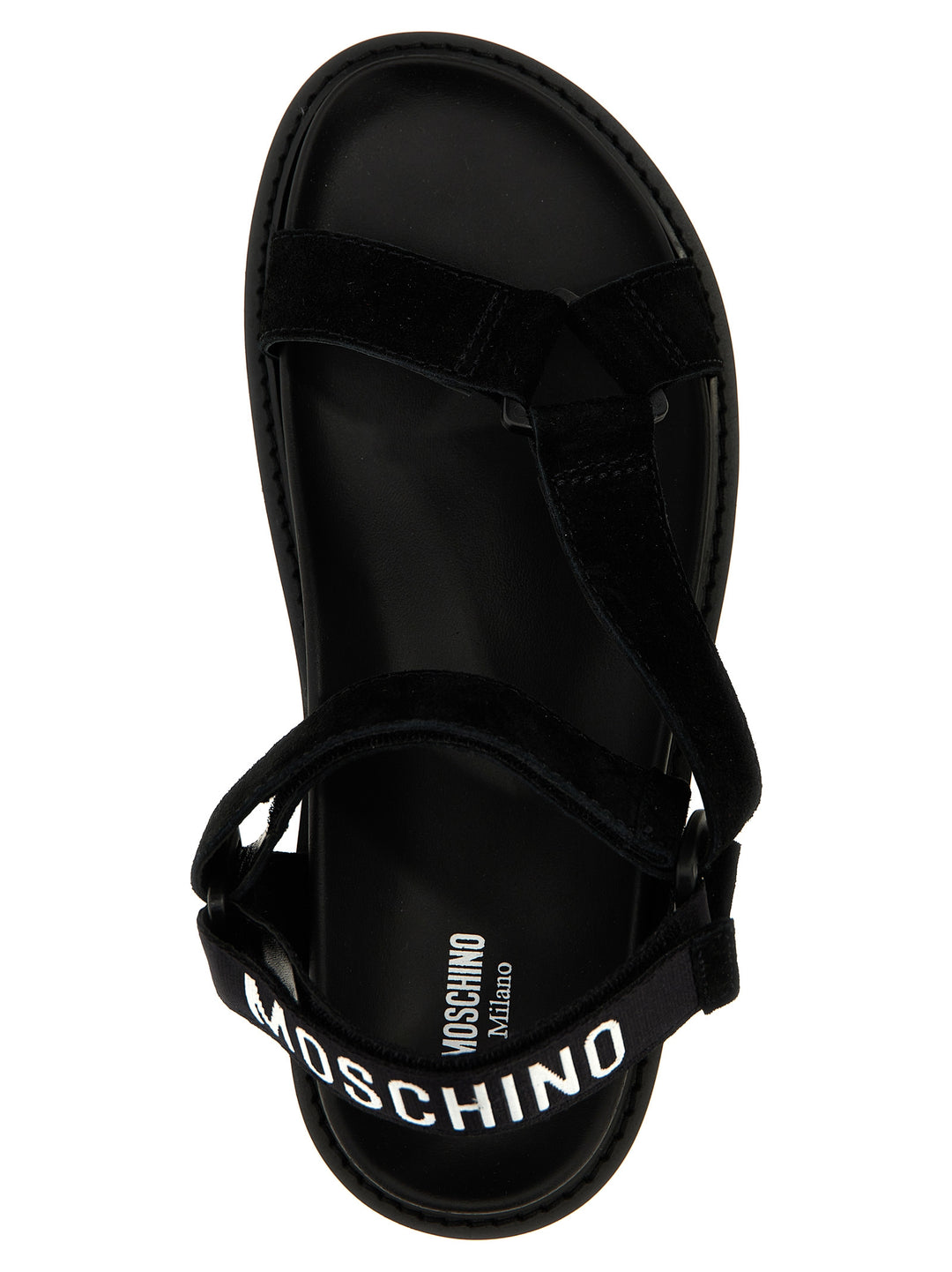 Moschino Sporty Sandals - Black | 427058a94c21436282c2814407ca042443f458b6