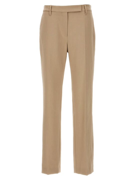 Cigarette Pants Beige
