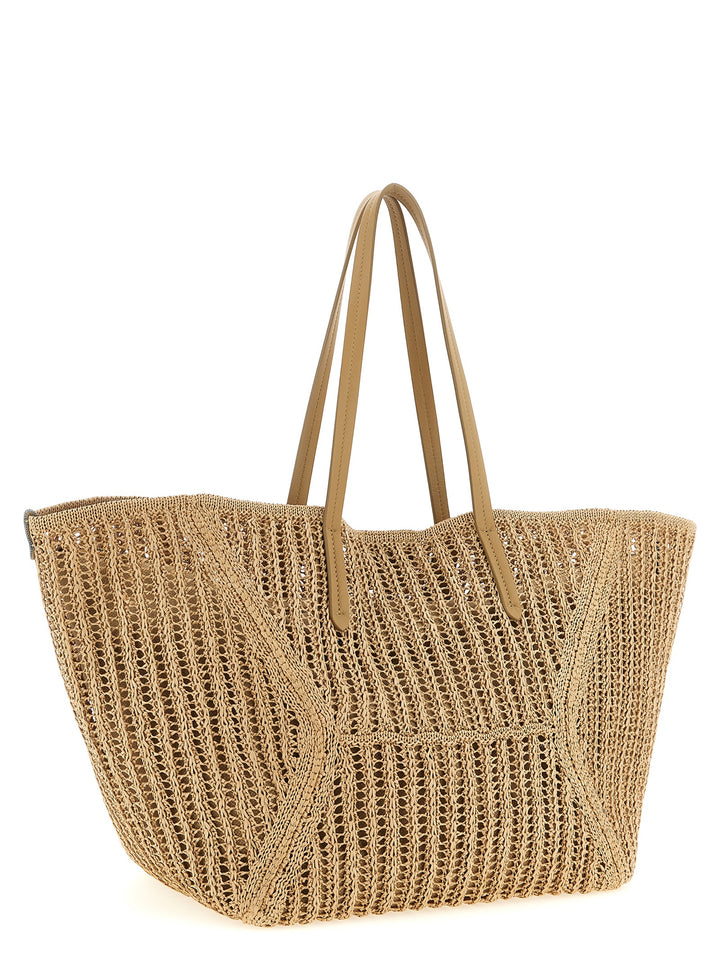 Brunello Cucinelli Bc Duo Shoulder Bags - Beige | de251d88c5e0cfb387af4c4434af1762b3c29002